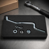 Front Mower Drawbar Arm Mounting Hardware Mower Drawbar Arm Assembly Chrome Finish Farm Equipment Part