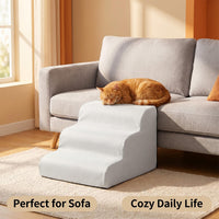 Dog Ramp Stairs with High-Density Sponge and Oxford Cloth