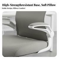 Ergonomic Computer Chair with Wheels Compact Size Mid-Back-Back-Back Swivel