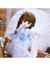 6分bjd娃衣六分日式和服大力力胖六小六衣服30cm鬼妈妈玩偶娃衣
