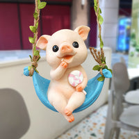 代发户外仿真动物树上挂件花园庭院布置装饰别墅园艺景观树脂摆件
