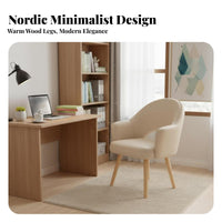 Upholstered Task Chair Ergonomic Design Indoor Furniture Curved posterior supportrest
