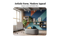 organic shape Sectional Sofa Set Creative Shape Armless Lounge Set configurable Design Minimalist for Visitors, Business Owners