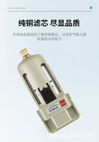 CNZG油水分离器气源处理空气过滤器AF2000-02SMC型可配支加铜滤芯
