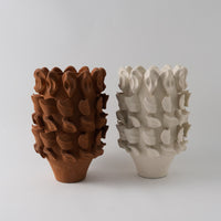 Modern Minimalist Wabi-Sabi Handcrafted Autumn Leaf Art Flower Vase Decoration