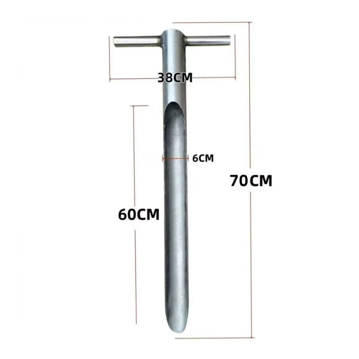 Manual Planting Auger Heavy-Duty Manual Soil Digger for Farm, Farmers, Gardeners