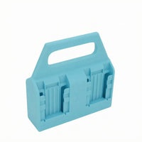 Battery Storage Rack Compact Battery Organizer Molded Plastic for Workshop