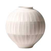 Wabi-Sabi Ceramic Vase, Hand-Painted Chinese Style