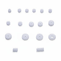 Multi-Specification DIY Robot Parts Kit Educational Plastic Gear Assortment Plastic Cogwheel and Pulley Set for Hobbyists, Workshops