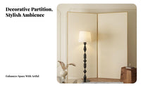 Arched Panel Screen Foldable Design Room separater Portable Minimalist design for Renters, Entryway, Bedroom
