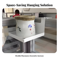 Minimalist Design Partition divider holder Space Saving Cubicle Partition holder adaptable Use Plant Holder Sturdy for Students, Windowsill, Workspace, Study Room