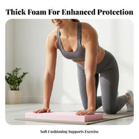Shock-Absorbing Core Training Stability Pad Non-Slip Surface Foam Balance Pad Supportive Cushioning for Beginners, Seniors, Home Gym, Indoor
