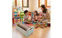 Tambourine with Storage Box Wooden Tambourine 6-Inch Percussion Instrument for Kids, Classroom