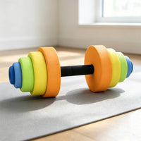 EVA Dumbbell Detachable Modular Dumbbell Adjustable Aquatic Exercise Dumbbells for Kids, Beginners