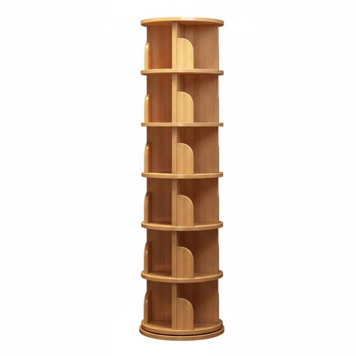 Revolving Tower Shelf 360-Degree Rotation rotating Book Tower Floor-Standing