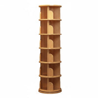 Revolving Tower Shelf 360-Degree Rotation rotating Book Tower Floor-Standing