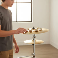 Sizzle Sound Drum Cymbal Jingle Loop Easy Installation Cymbal Jingle Effect Loop No Attachments Required for Drummers, Percussionists