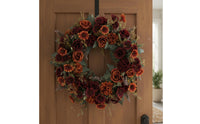 Fall Harvest Wreath Artificial Fall Wreath Indoor Outdoor Use for Porch