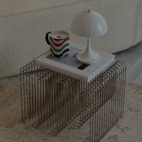 Wire Magazine Holder Space-Saving Metal Magazine Rack Sturdy for Desktop