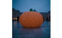 Inflatable Pumpkin Decoration Orange Pumpkin Inflatable Air-Filled for Yard, Lawn, Porch