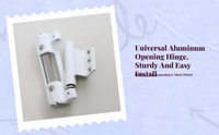 Aluminum hinge damper for doors