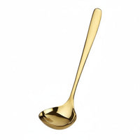 Stainless Steel Soup Ladle Rust Proof Long Handle Hot Pot Spoon Heavy Duty