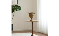 Urn Vase with Handles Vintage Metal Urn Vase Decorative for Home Stylists, Weddings, Table Tops