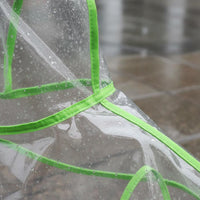 Transparent Dog Raincoat Easy to Wear Hooded Dog Rain Jacket Lightweight
