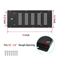 Crawl Space Vent Cover Ventilation Control Crawlspace Vent Cover Easy to Install Screw-on for Basement