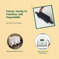 Automatic Flush Valve, Induction Control, Solenoid Actuation, Water-Saving, Urinal Accessory