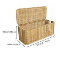 Rattan Design Power Strip Cover Heat-Dissipating for Office, Living Room