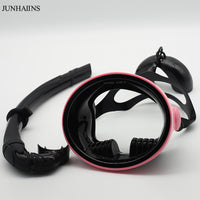 Full Face Snorkel Mask with Anti-Fog, High-Definition Large Frame, Elliptical Glass