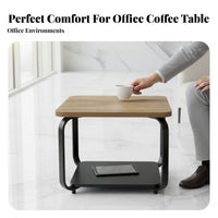 Modern Design Office Sofa and Coffee Table Combo Complete Set Commercial Furniture Professional Look Seating Group Easy to Clean for Business Owners, Interior Designers, Hoteliers, Reception Area, Waiting Room, Hotel Lobby