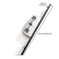 Stainless Steel Lock Box, Aluminum Alloy Panel Lock Unit, Security Locking Hardware for Sliding panes and Doors