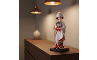 Japanese Geisha Figurine Traditional Craft House Decoration Meticulous Details