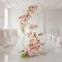 Round Balloon Backdrop Frame Stable Base Metal Wedding Backdrop Circle