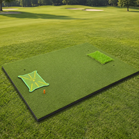 Hitting Mat 1.5m x 1.2m Artificial Turf Indoor Outdoor Practice Driving Range