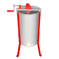 Manual Stainless Steel 2-Frame Honey Extractor with Tripod Stand