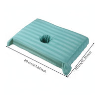 Soft Material Massage Table Towel with Face Hole Machine Washable Beauty Bed Face Hole Cover Absorbent for Estheticians, Spas