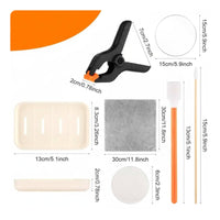 611 Pieces Trading Card Care Set Lint-Non-Lint Collectible Accessory Soft
