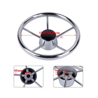 Marine Steering Wheel Universal Fit Stainless Steel Yacht Wheel