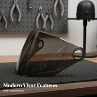 Windproof Replacement Helmet Lens High Toughness Electric Scooter Helmet Lens Shatterproof Flip up Visor Anti-Scratch for Motorcyclists