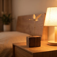 Wooden Swan Music Mechanicalup Musical Box with Flapping Feathers Handmade Swan Model for Art Collectors