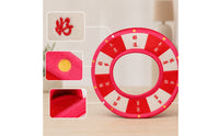 Lightweight Fortunate Wheel Hat Portable Novelty Hat with Face Opening Soft Headwear Comfortable for Performers, Photo Booths