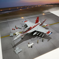 1/100 Scale Fighter Jet Model No Assembly Required Fighter Jet Display Model with Stand Collector Quality Metal Aircraft for Office Decor