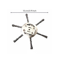 Steel Wire Vegetation Disc High Effectiveness Garden Tool Long-Lasting for Yard