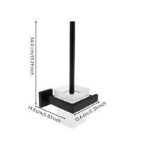 Matte black rustproof towel bar