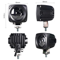 Square Mini Forklift Warning Light Red Blue Light Width Boundary Light Safety Area Light