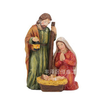 Realistic Nativity Scene Holy Family Tabletop Decor for Christmas