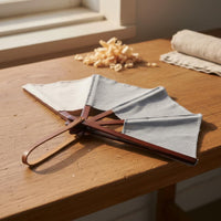 Five-Rib Hand Fan Wide Semicircle Cooling Accessory Easy to Use